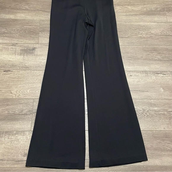 RAMY BROOK Otto Cutout Flare Jumpsuit Black Sleeveless Pockets NWT $545. - Picture 3 of 9